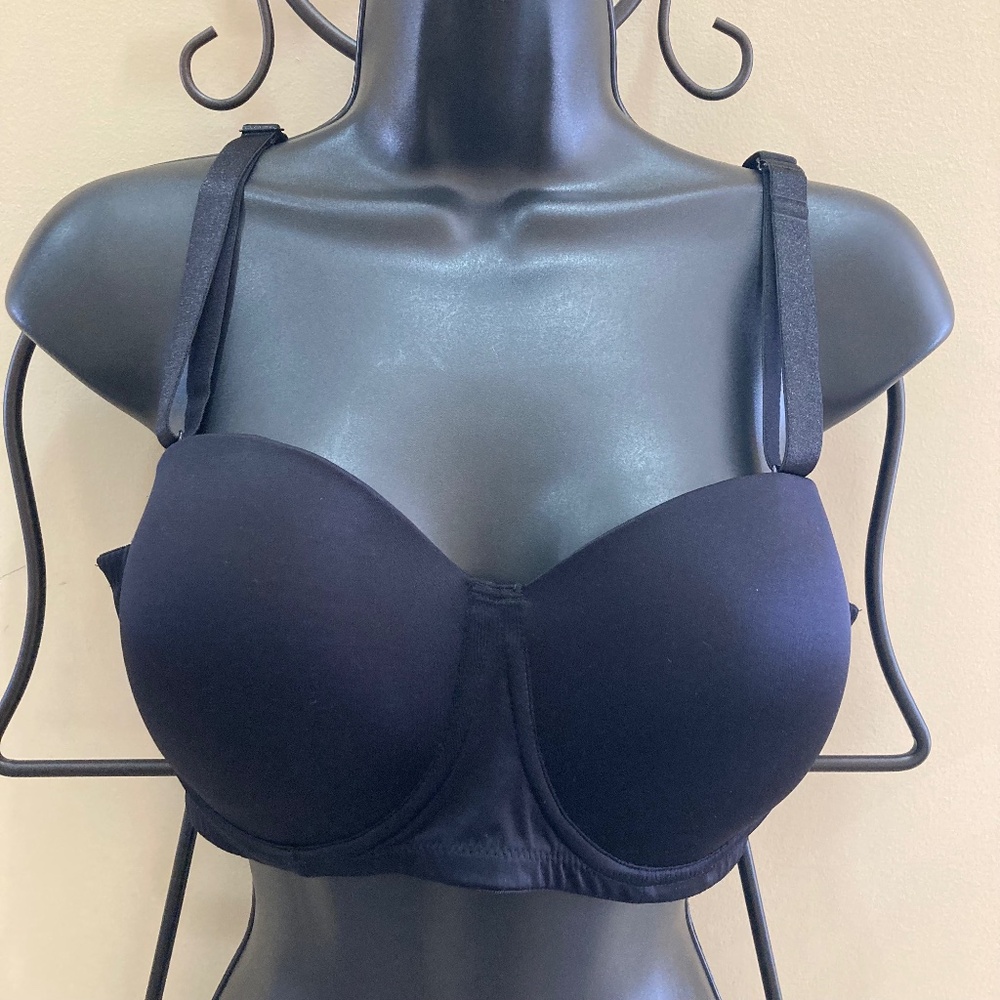 NWOT City Chic Adore Strapless Bra, Black, 40C